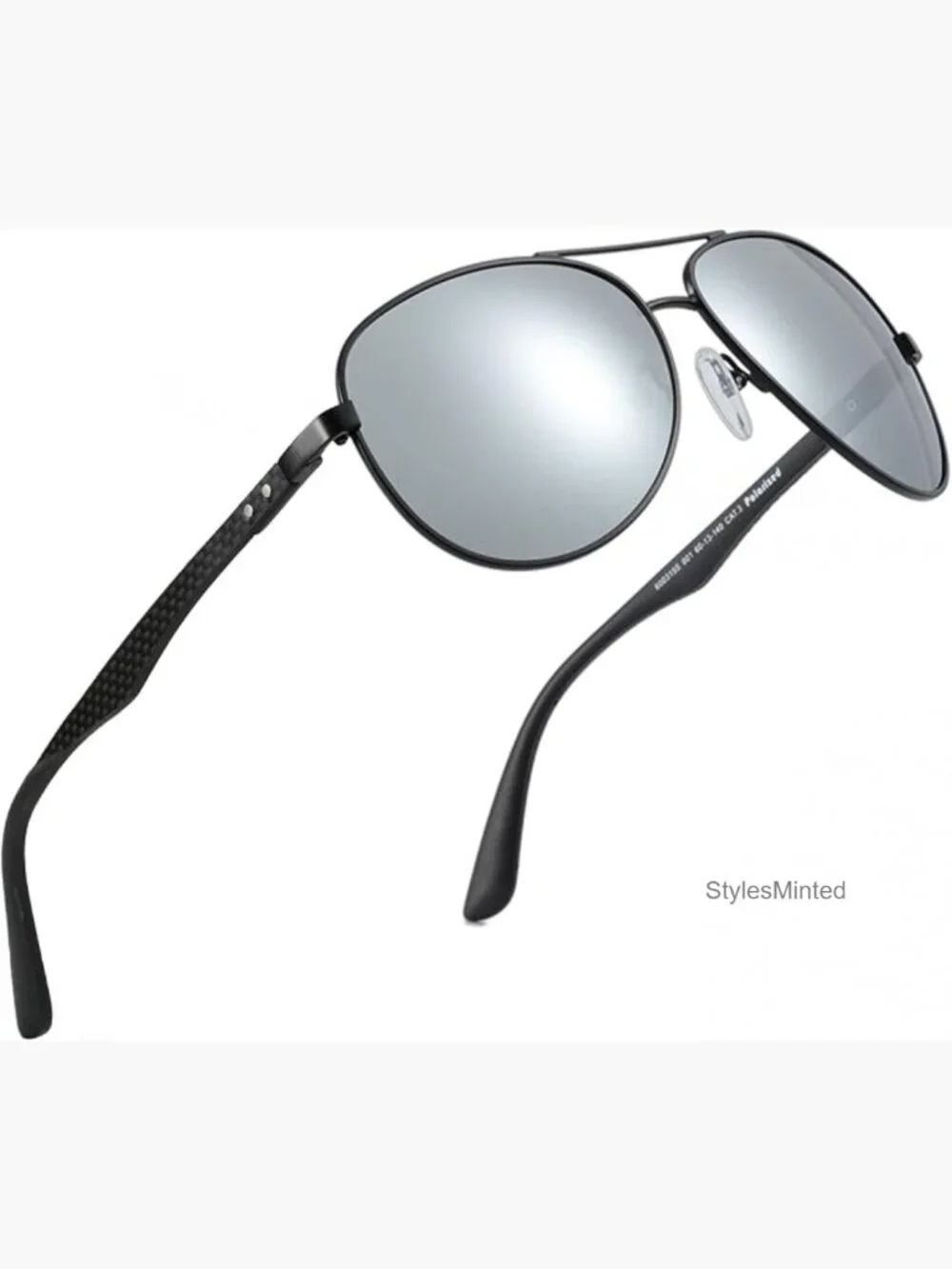 Polarized Aviator Sunglasses Carbon Fiber Pilot UV Protection